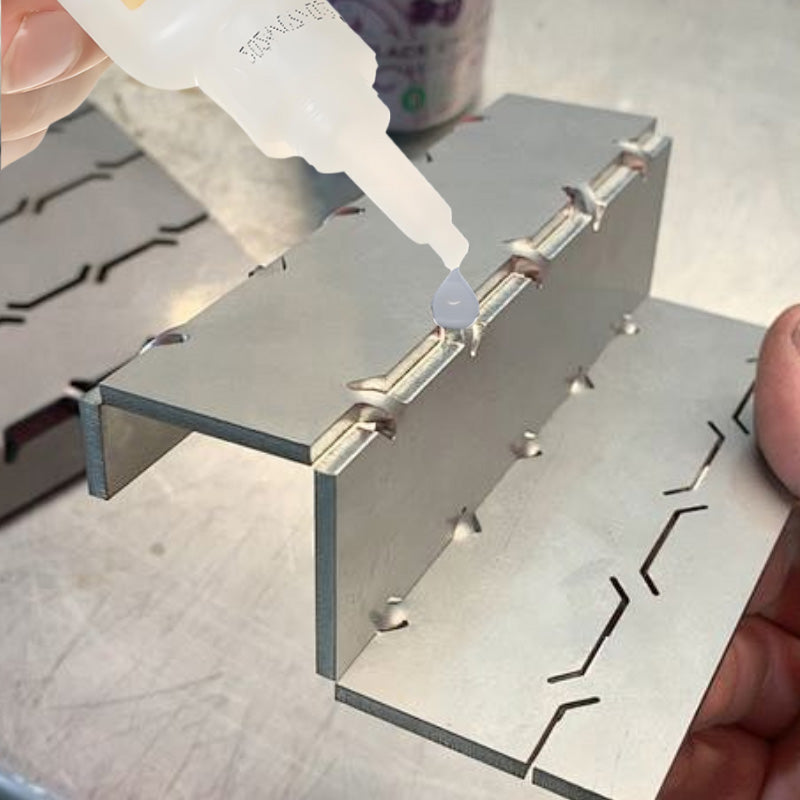 Multipurpose Fast-Drying Welding Adhesive - High-Strength Bonding for Metal/Plastic/Wood, No Tools Required 🛠️✨