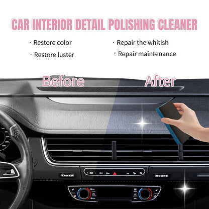 🚗Car Interior Polish Cleaner – Deep Cleaning, Restores Shine & Non-Toxic Formula ✨