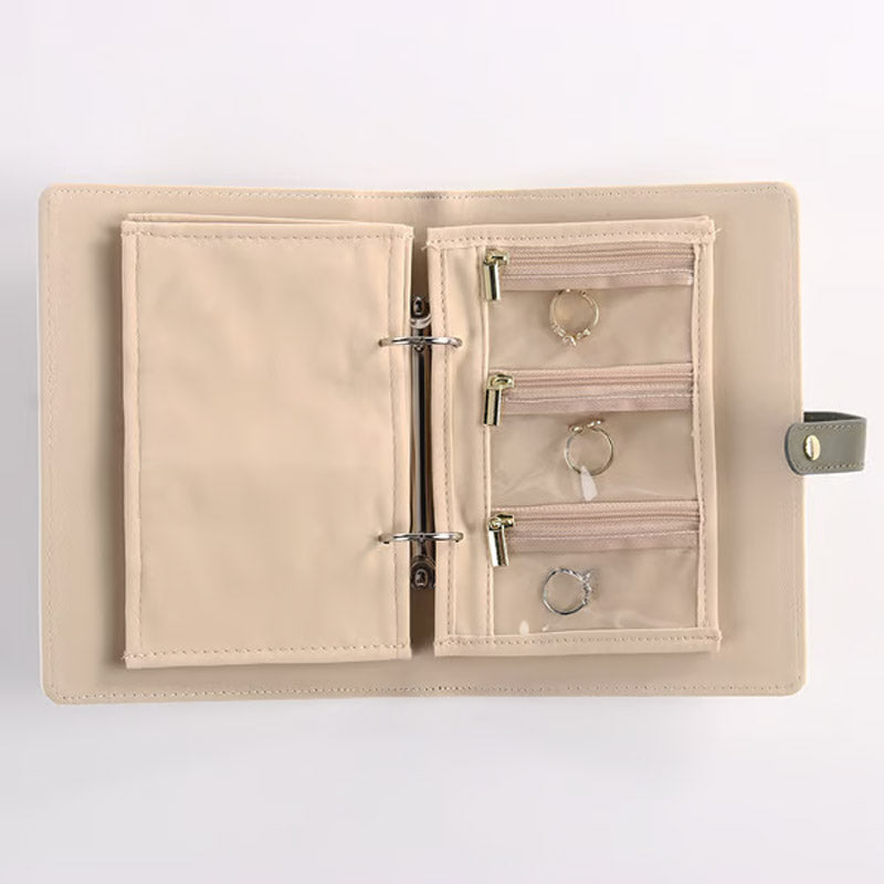 📢📢40 % OFF !!⏰⏰Elegant Portable Checkered Jewelry Storage Bag
