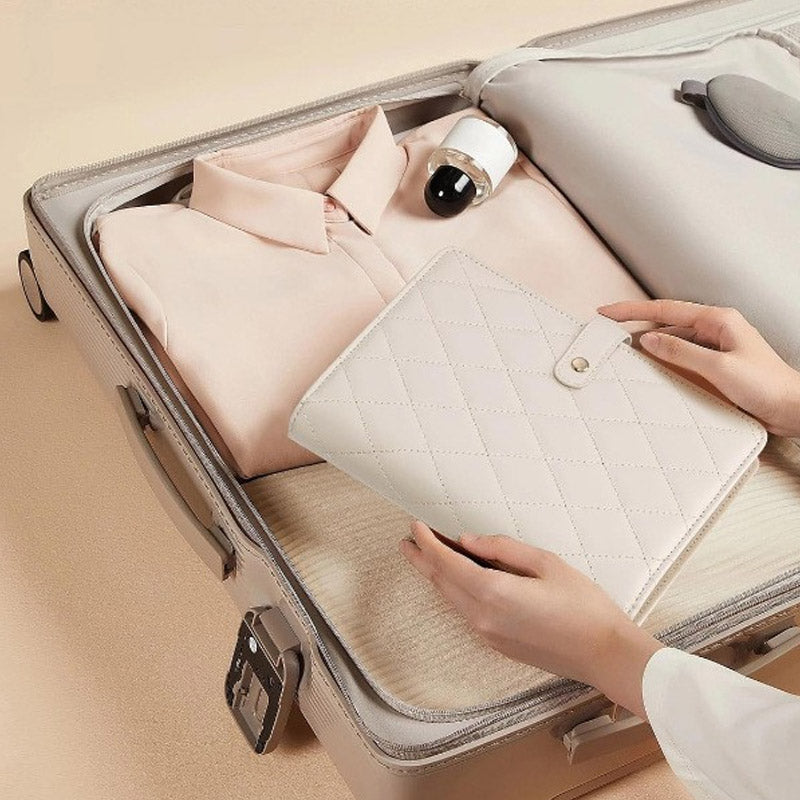 📢📢40 % OFF !!⏰⏰Elegant Portable Checkered Jewelry Storage Bag
