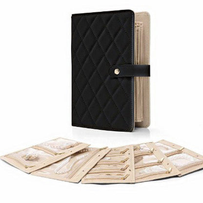📢📢40 % OFF !!⏰⏰Elegant Portable Checkered Jewelry Storage Bag