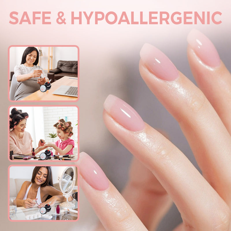 💎 BUY 1 GET 1 FREE! 💎 2-in-1 Self-Leveling Nail Builder Gel – Base + Builder in One, 15s Quick Cure for Salon-Quality Nails at Home
