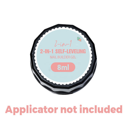 💎 BUY 1 GET 1 FREE! 💎 2-in-1 Self-Leveling Nail Builder Gel – Base + Builder in One, 15s Quick Cure for Salon-Quality Nails at Home