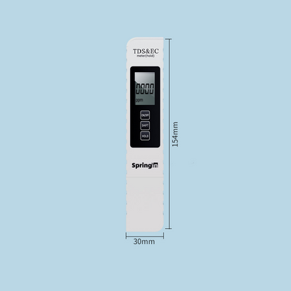 💧 ✨ 3-in-1 TDS Water Quality Tester - Measures pH, Chlorine, and Hardness with LCD Display for Pools and Aquariums 🌊📱