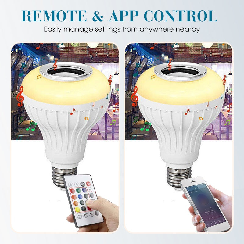 🌈Smart Music Light Bulb with Built-in Bluetooth Speaker