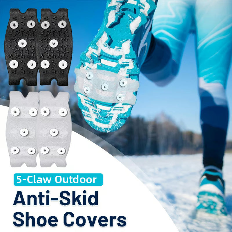 🥾 5-Claw Anti-Skid Outdoor Gripper Shoe Covers