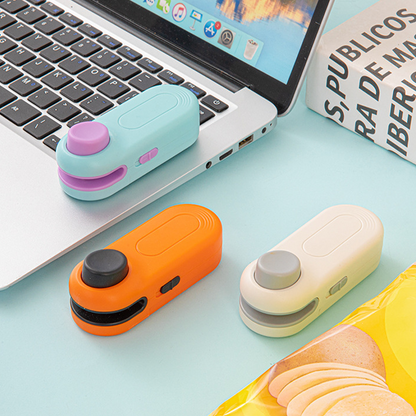 🌟 Cordless Mini Bag Sealer with Magnet | Christmas SALE 50% OFF | Rechargeable Portable Food Saver for Kitchen & Travel | Perfect Space-Saving Gift 🎄✨