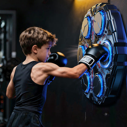 🥊 50% Off Today ✨ Interactive Smart Music Boxing Machine — Bluetooth & 3 Speed Modes 🎵