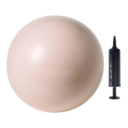 🤸‍♀️ 50% OFF! ⚽ 9-Inch Pilates Ball – Anti-Burst, Pump Included & Ideal for Fitness 📦💪