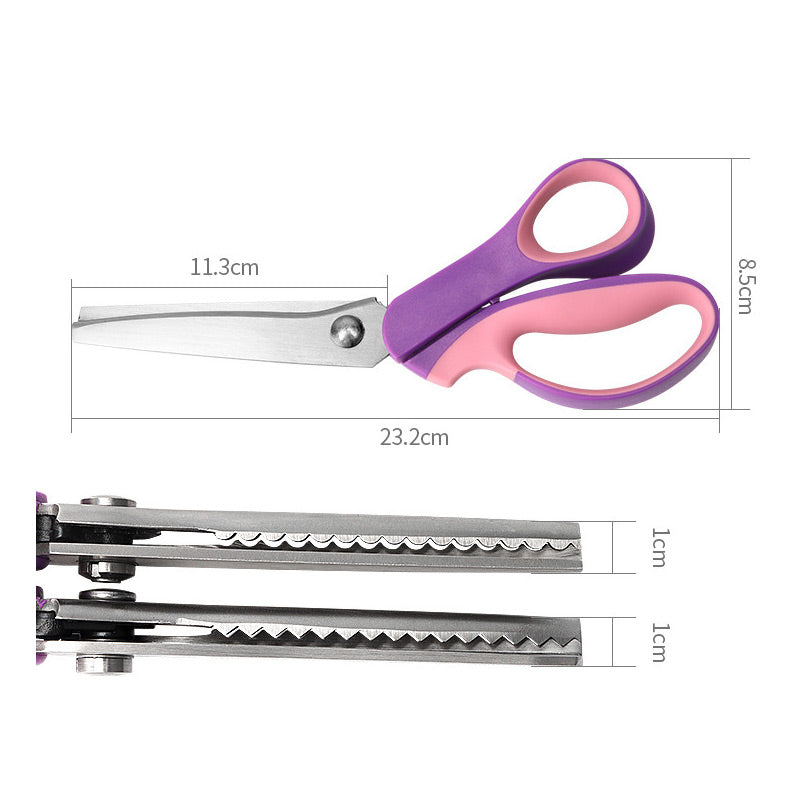 ⏳🔥LIMITED-TIME 50% OFF! ⏰Multipurpose Pinking Shears Serrated Scissors