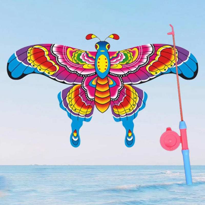 🎣🪁Innovative fishing rod kites✨✨Easy to control, endless outdoor fun for children!