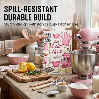 104 Sheets Notebook for Recipes