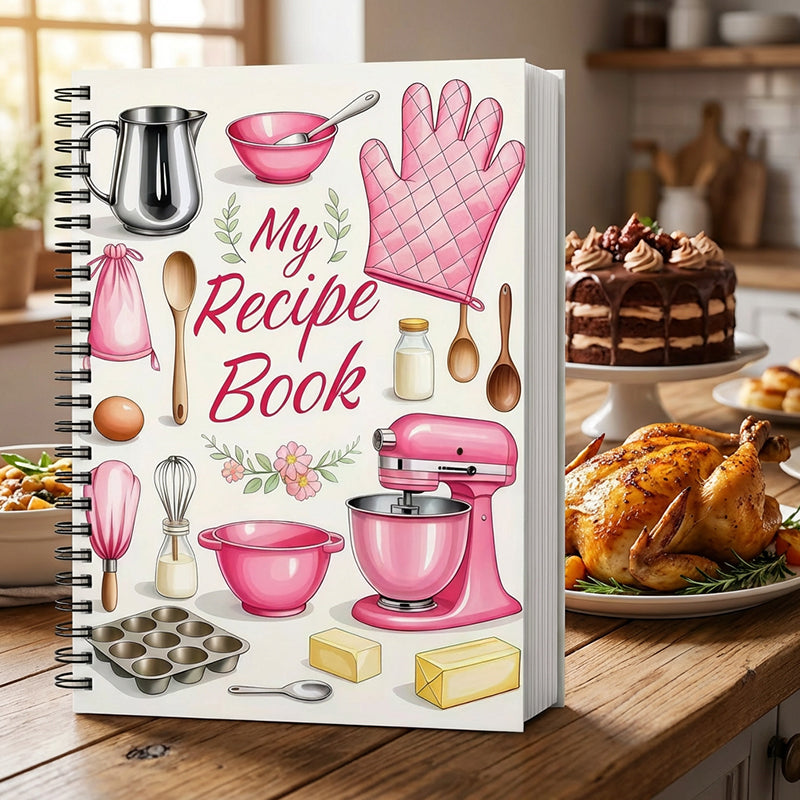 104 Sheets Notebook for Recipes