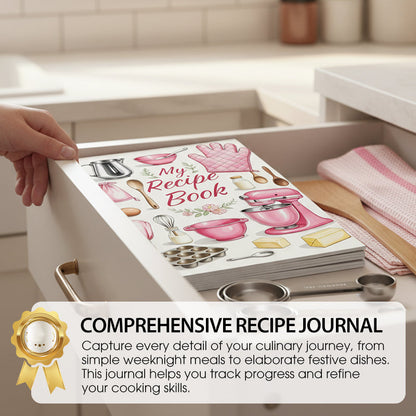 104 Sheets Notebook for Recipes