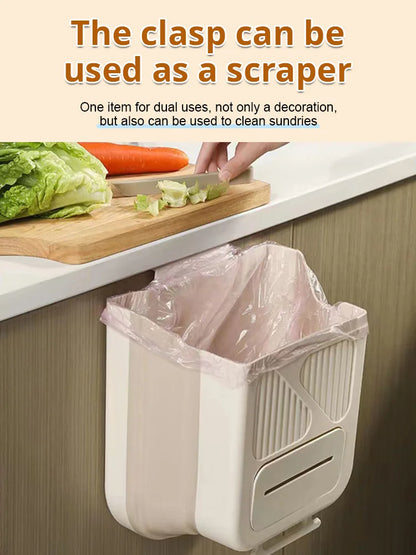 🗑️50% DE DESCUENTO AHORA!🕒Bote de basura colgante plegable – Ahorra espacio, a prueba de fugas y fácil de limpiar🧼