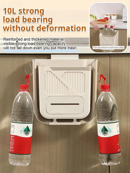 🗑️50% DE DESCUENTO AHORA!🕒Bote de basura colgante plegable – Ahorra espacio, a prueba de fugas y fácil de limpiar🧼