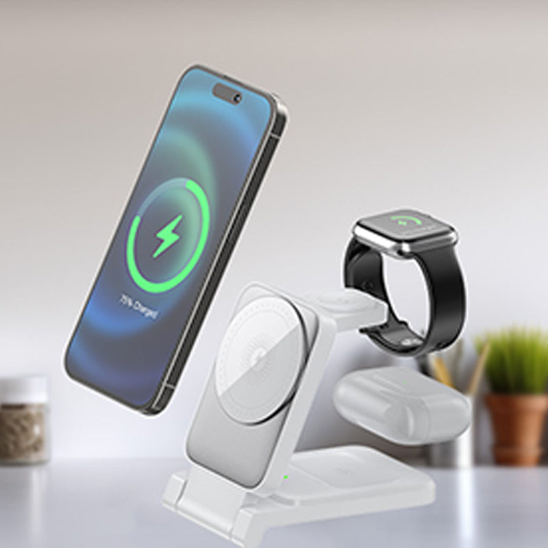 🔥Last day of the limited-time 50% off sale!🔥3-in-1 Foldable Magnetic Wireless Charger