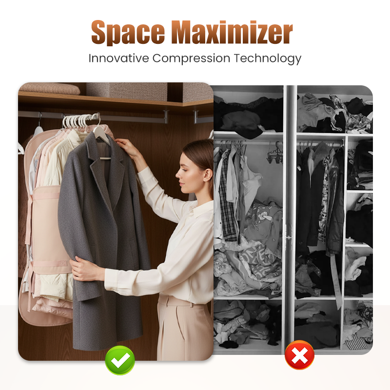 📦Dustproof storage bag👚🛡️Dust-Proof Compression Clothing Cover for Wardrobes