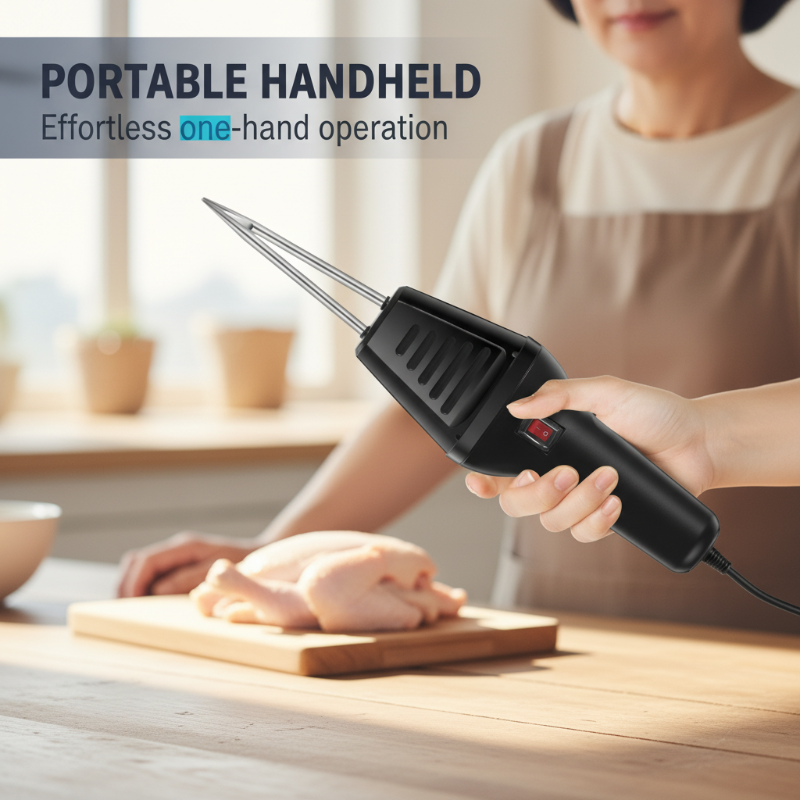 Handheld Portable Poultry Plucker