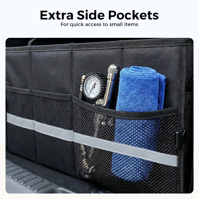 📢📢50% OFF !!!⏰Foldable Car Trunk Storage Organizer with Lid