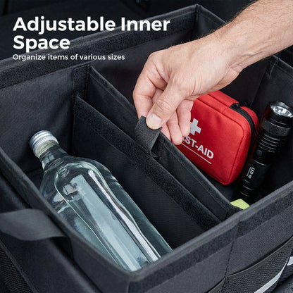 📢📢50% OFF !!!⏰Foldable Car Trunk Storage Organizer with Lid