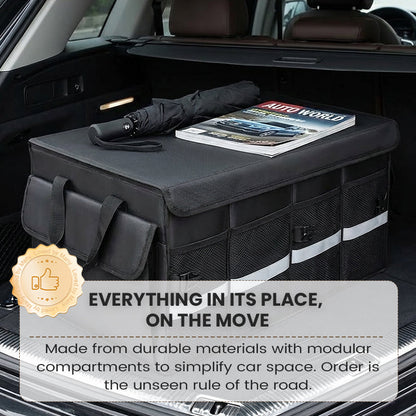 📢📢50% OFF !!!⏰Foldable Car Trunk Storage Organizer with Lid