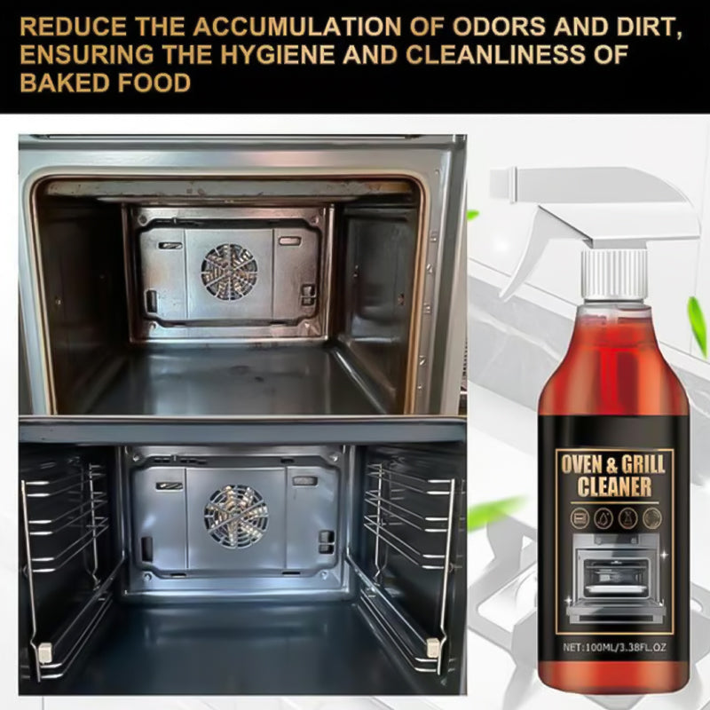 🏆Final 3 hours- BUY 1 GET 1 FREE!!⚡Oven & Grill Cleaner Spray✨