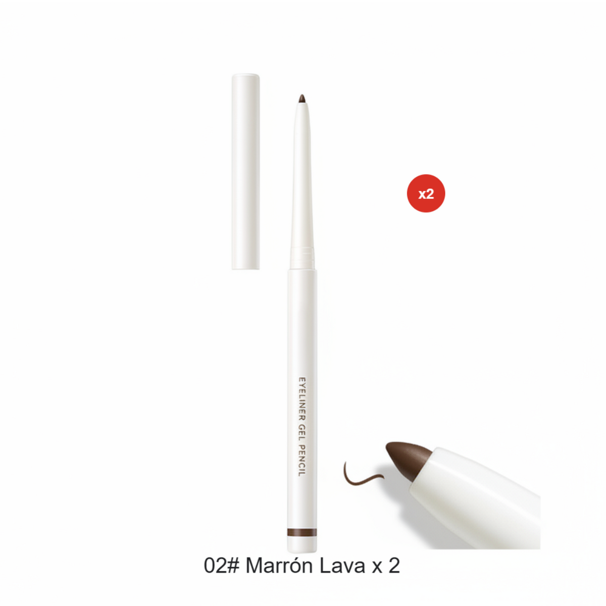 ⏳Limited-time offer⏳ Waterproof gel eyeliner pencil with a 2 mm tip – intense color in Carbon Black and Lava Brown