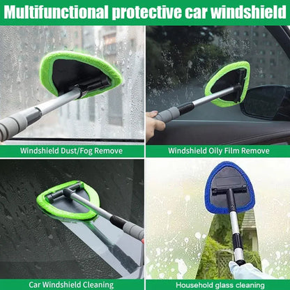 🥳2026 HOT SALE🥳💞50K+ SOLD! 🚗🧽 50% OFF! Extendable Windshield Cleaning Tool – 180° rotating head, non-slip grip, washable pads. Reach every corner, streak-free clean with less effort! 🛡️💪