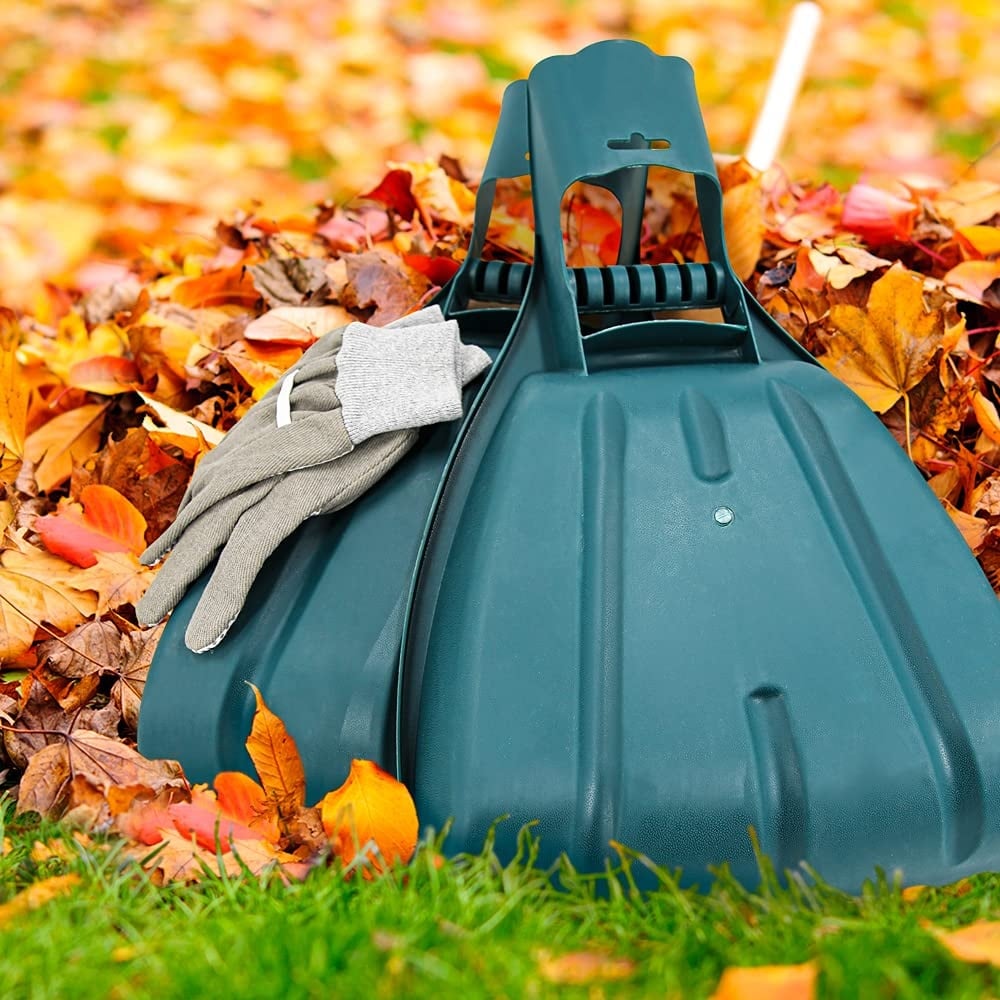🔥🛠️Large leaf scoops – hand rake and grabber tool for easy gardening