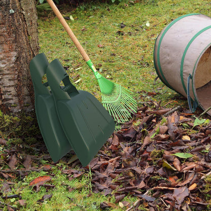 🔥🛠️Large leaf scoops – hand rake and grabber tool for easy gardening