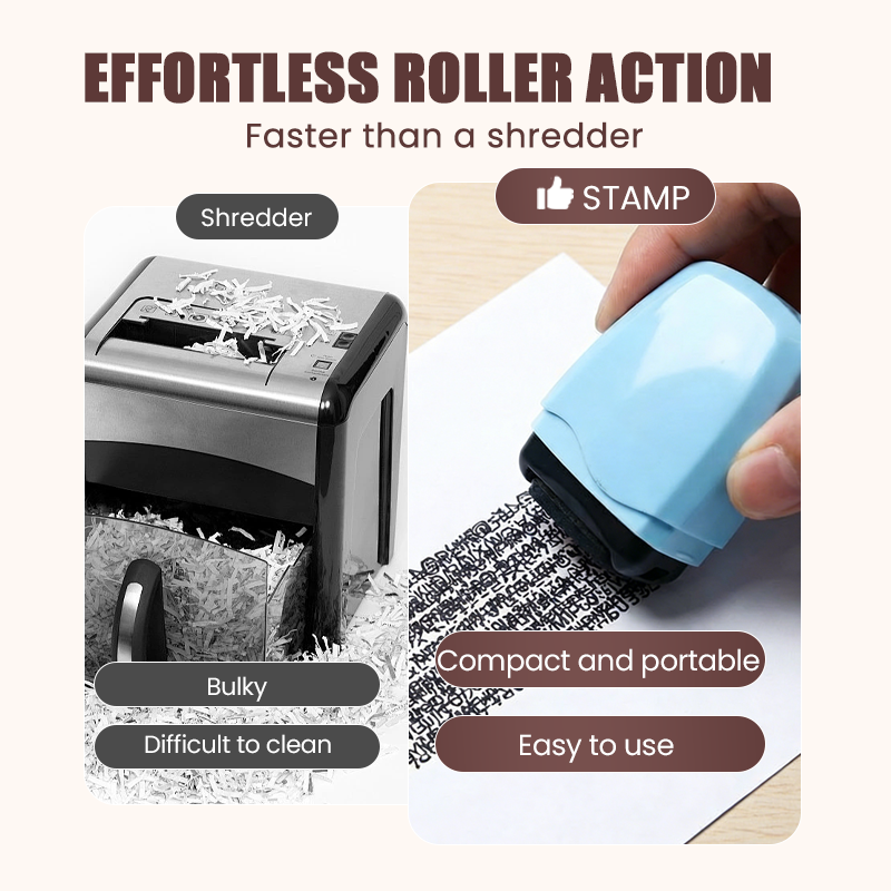 ⏰Privacy Protection Roller Stamp👣