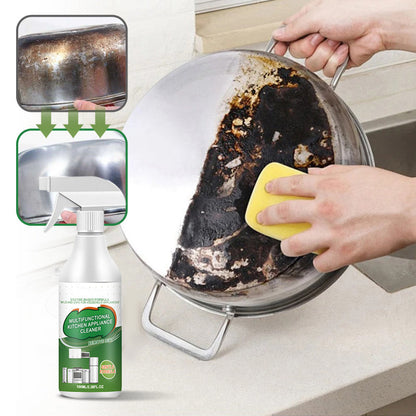 Limpiador multiusos de grasa para cocina, limpia eficazmente encimeras, hornos, microondas y sartenes.