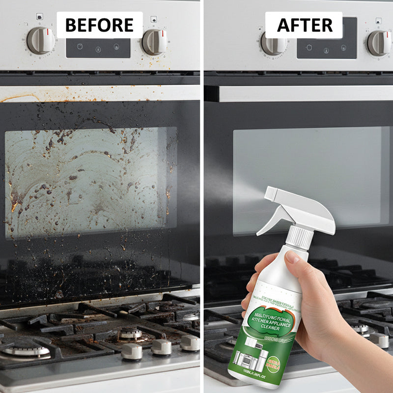 Limpiador multiusos de grasa para cocina, limpia eficazmente encimeras, hornos, microondas y sartenes.