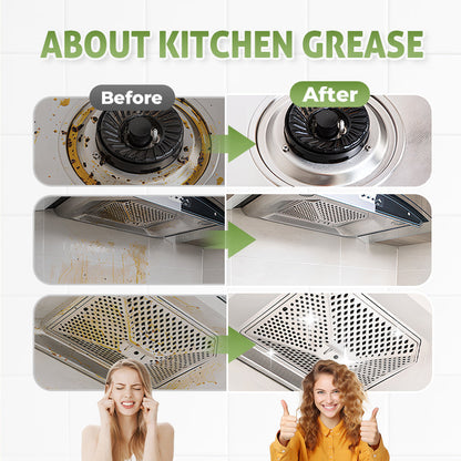 Limpiador multiusos de grasa para cocina, limpia eficazmente encimeras, hornos, microondas y sartenes.