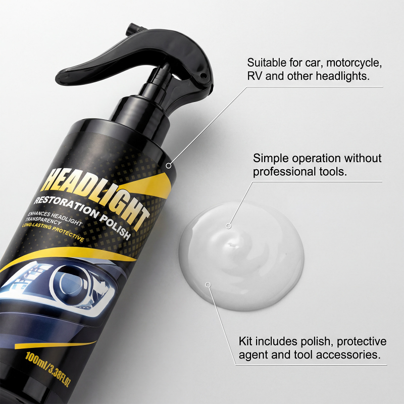 Professional Headlight Polish and Sealant Kit
