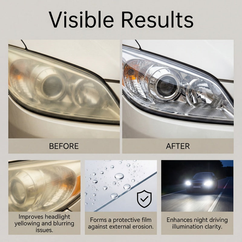 Professional Headlight Polish and Sealant Kit