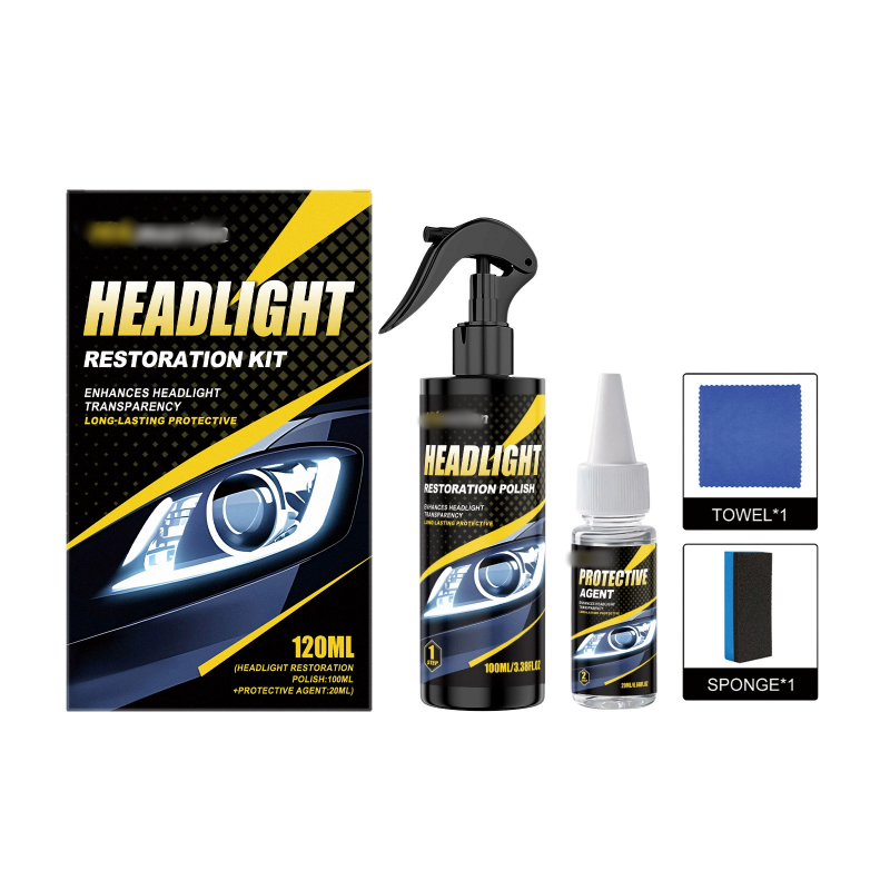 Professional Headlight Polish and Sealant Kit