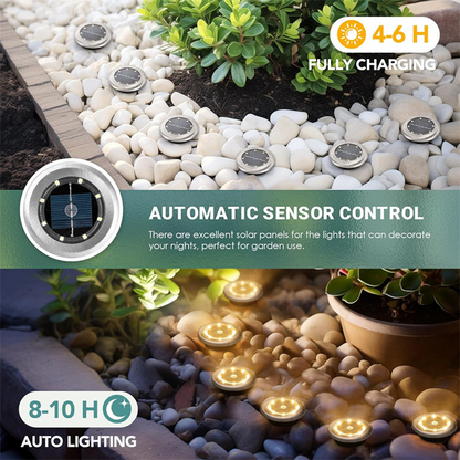 💡 50% OFF NOW! 🥳 8‑Pack Solar Path Lights – 8‑10hrs light & dusk‑to‑dawn – Durable & weather‑resistant – perfect for safe, lit gardens 🌿✨🏡