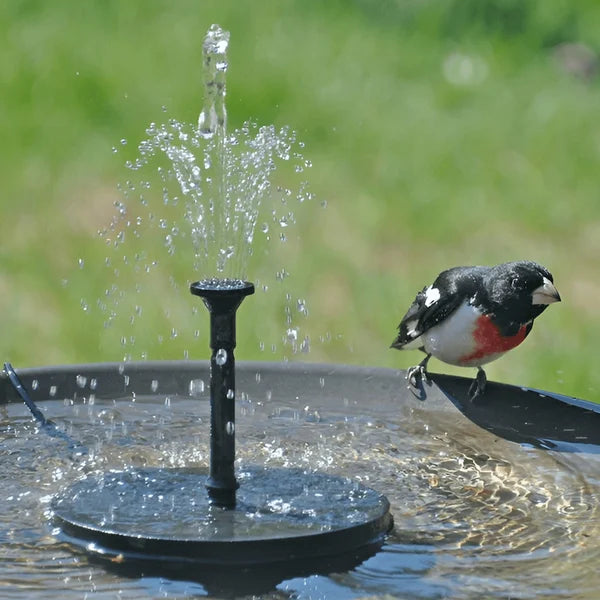 🔥Hot Sales 56% OFF🔥Solar Fountain, Solar Powered Bird Bath Fountain Pump with 4 Nozzles 1.4W Solar Panel Kit Water Pump, Outdoor Watering Submersible Pump for Pond, Pool, Garden, Fish Tank