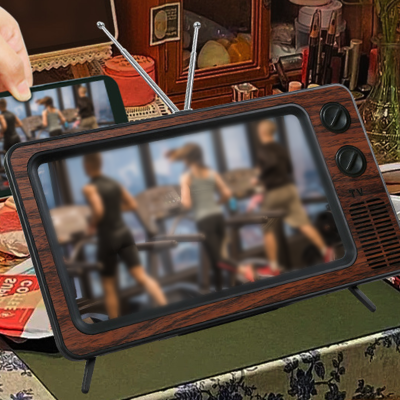 🔥50% OFF 🎄Retro TV Phone Screen Magnifier – 1:1 HD Foldable & USB Powered, Turn Your Phone Into a Mini Cinema Anywhere 📺