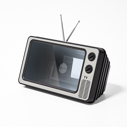🔥50% OFF 🎄Retro TV Phone Screen Magnifier – 1:1 HD Foldable & USB Powered, Turn Your Phone Into a Mini Cinema Anywhere 📺