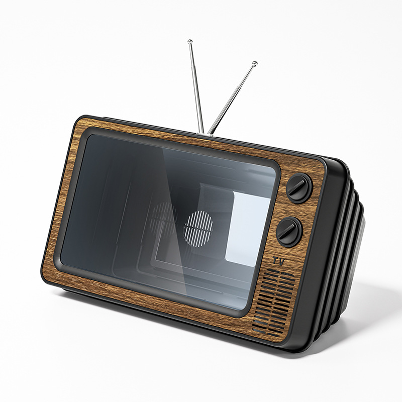 🔥50% OFF 🎄Retro TV Phone Screen Magnifier – 1:1 HD Foldable & USB Powered, Turn Your Phone Into a Mini Cinema Anywhere 📺