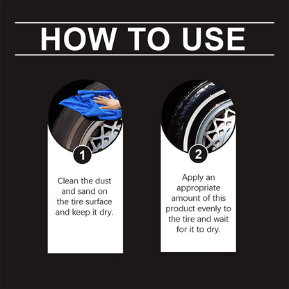 🚗New 2026 car tire ceramic - 🔥Powerful Wheel Cleaning Refurbish Wax