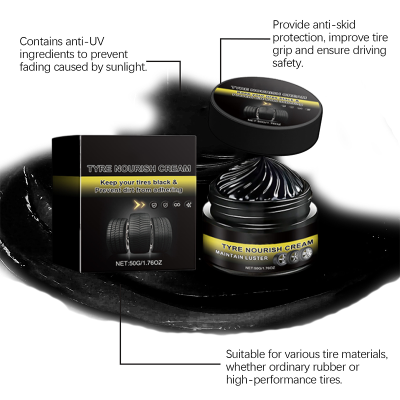 🚗New 2026 car tire ceramic - 🔥Powerful Wheel Cleaning Refurbish Wax