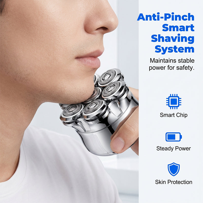 🔥 Bestseller 2026 Waterproof Wet & Dry Rotary Shaver