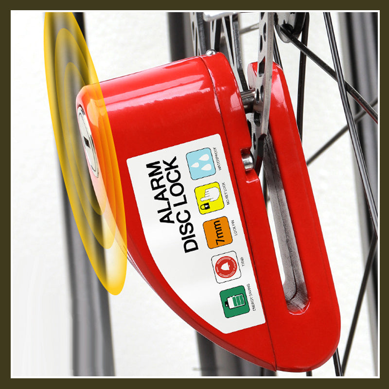 🔒 Motorcycle/bike disc lock with alarm | Immediate security and effective deterrent 🚨