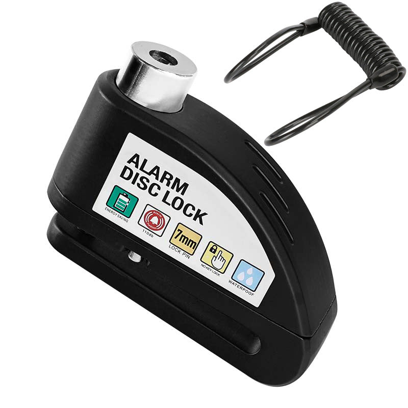 🔒 Motorcycle/bike disc lock with alarm | Immediate security and effective deterrent 🚨