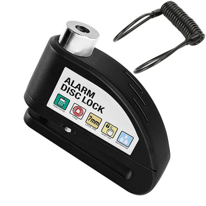 🔒 Motorcycle/bike disc lock with alarm | Immediate security and effective deterrent 🚨