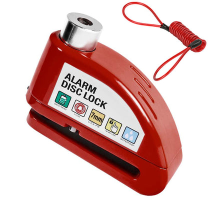 🔒 Motorcycle/bike disc lock with alarm | Immediate security and effective deterrent 🚨